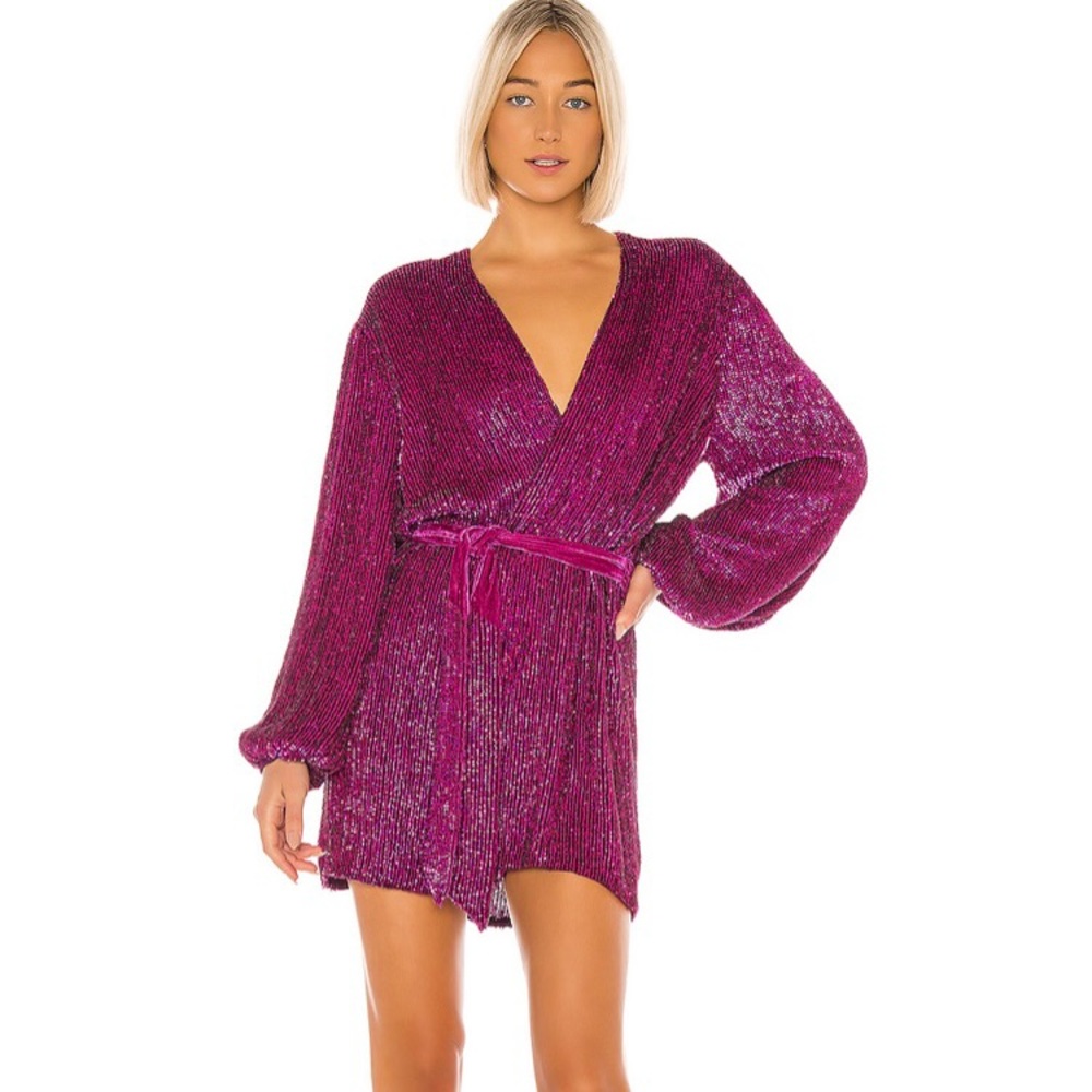 Retrofete Gabrielle Dress in XS Magenta